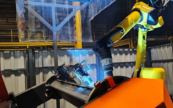 Robotic Agro Fork Welding